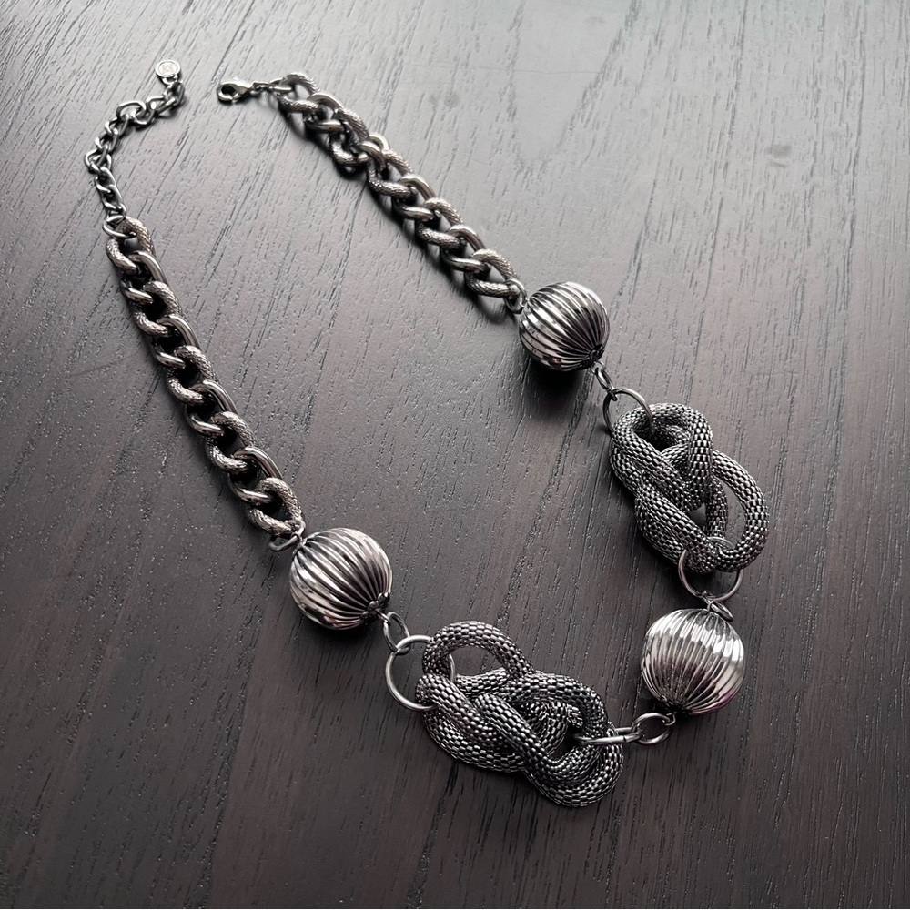 Simply Vera Vera Wang Silver Textured Necklace